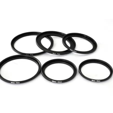 Step Up Rings 39mm - 40.5 43 46 49 52 55 58mm Step-Up  Metal Adapter Ring