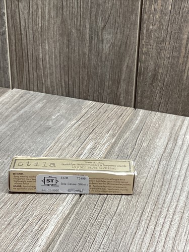 Stila Glitter & Glow Liquid Eye Shadow, 0.153 fl oz NEW Open Box - Picture 3 of 12