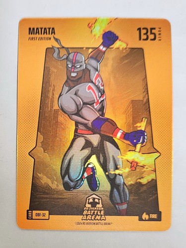 Bo Jackson Battle Arena Matata Ronald Acuna Jr. Orange Battlefoil SP #OBF-32