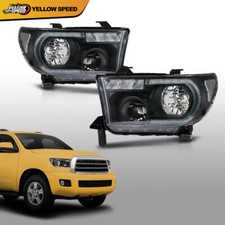 Fit For 2007-2013 Toyota Tundra 2008-2017 Sequoia Headlights Left+Right New