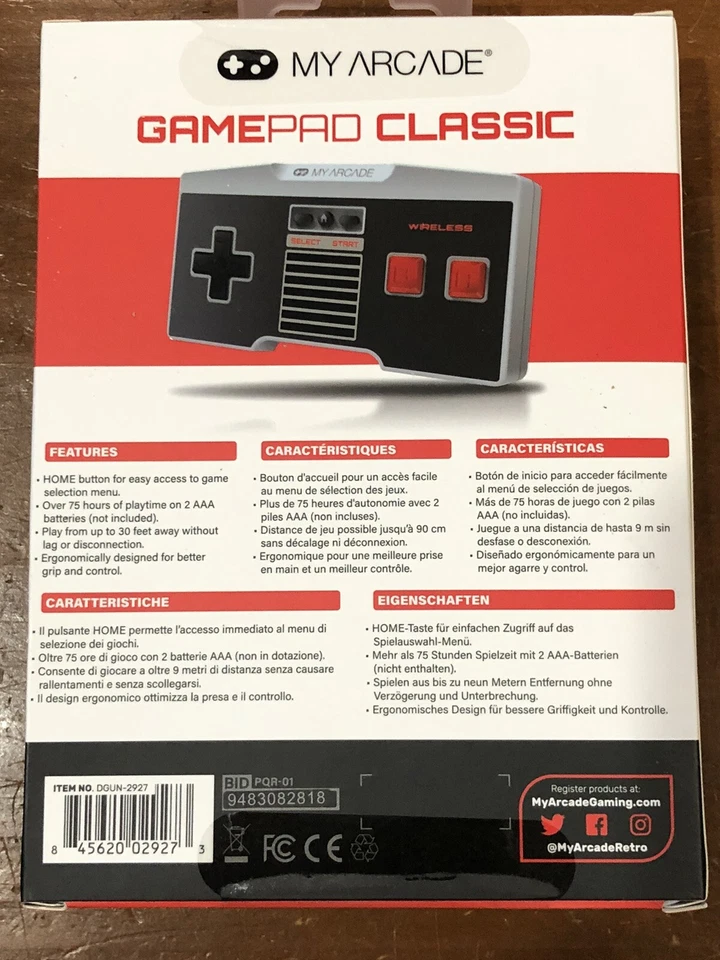 Two My Arcade Controllers for NES Classic Edition. -  FREE SHIPPING - Image 2 of 2