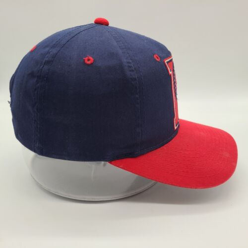 Peoria Chiefs Navy Blue Kudzu Bimm Ridder Snapback Hat Cap MiLB Retired Logo - Picture 5 of 9