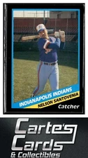 Nelson Santovenia 1988 CMC Indianapolis Indians #18  Montreal Expos