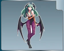MORRIGAN from Darkstalkers Vinyl Decal #4 Car Truck Laptop Sticker Decal