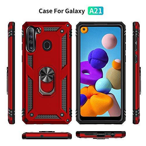 Samsung A21 Phone Case, Galaxy A21 Phone Case with Samsung Galaxy A21 Case Red - Foto 5 di 7
