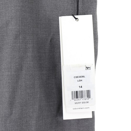 Calvin Klein Women's Every Day Modern Dress Pants, Size 14, Light Grey - Picture 3 of 4