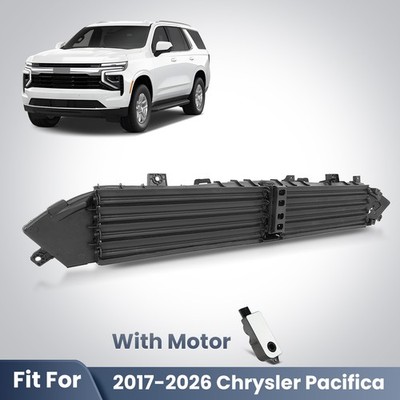 Front Active Grille Shutter With Motor For 2017-2026 Chrysler Pacifica & Voyager