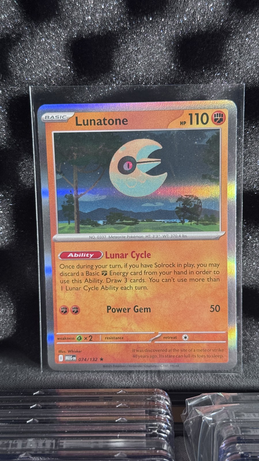 Lunatone Rare ME01: Mega Evolution 074/132