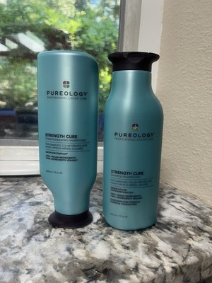 New, Sealed Pureology Strength Cure 9 Oz Shampoo & 9 Oz Conditioner Duo