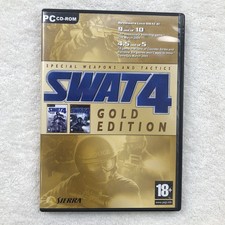 SWAT 4 Gold Edition PC CD-ROM Video Game Sierra Vivendi Tactical Shooter