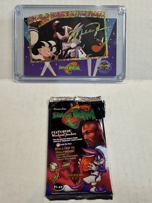 Rare Michael Jordan & The Tune Squad Space Jam 1996 Jumbo Card & Trading Cards