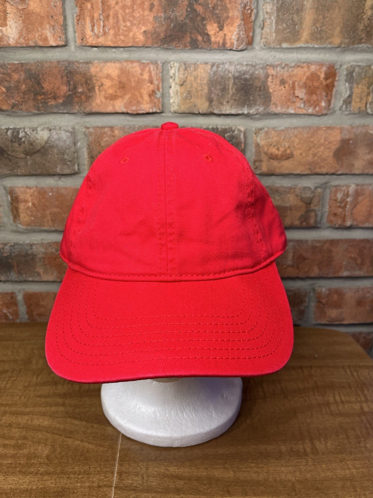 Plain Blank Solid Red Otto Strapback Buckle Adjus… - image 1