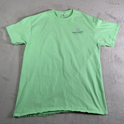 #ad #ad Simply Southern Shirt Womens Large Green Love What You Play Soccer Graphic Tee $12.79