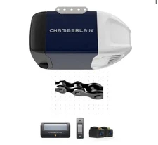Chamberlain 1/2HP Heavy Duty Chain Drive Garage Door Opener +Remote D2101 *NEW*