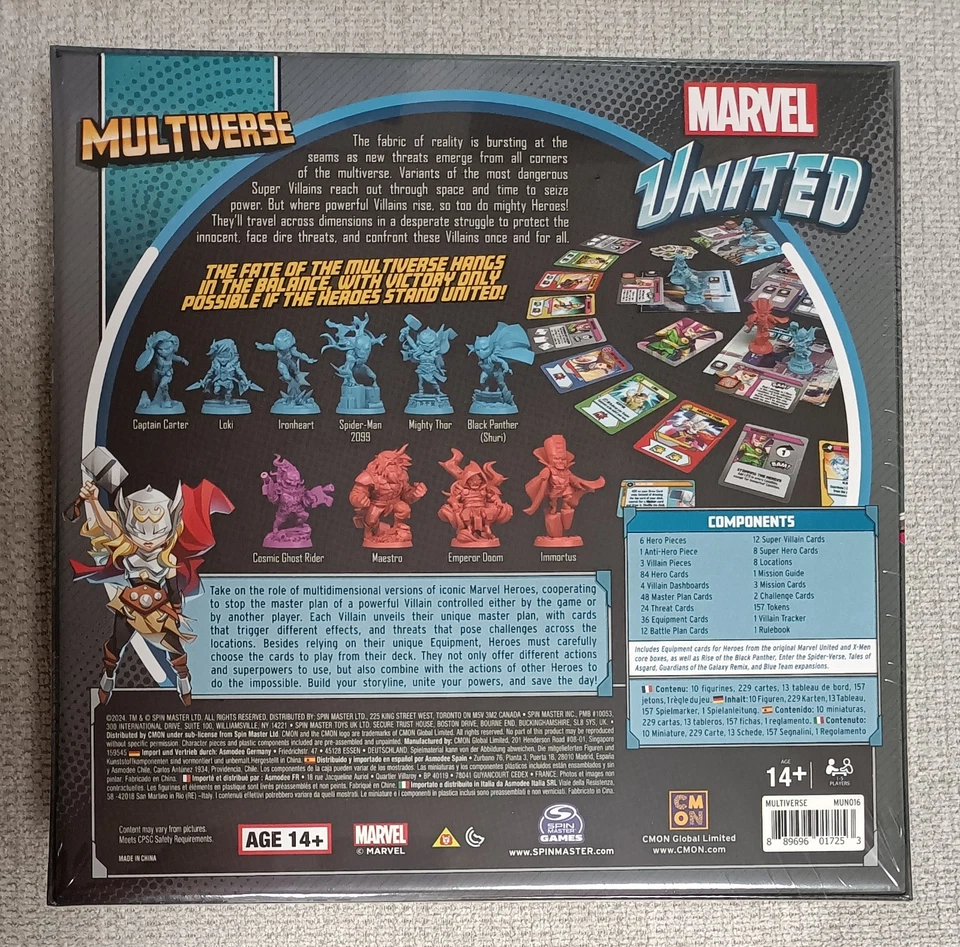 Marvel United Multiverse Multiversum Core Box Englisch Neu Kickstarter Coop - Bild 2 von 3