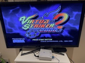 Sega Dreamcast Console Complete in Box with Aqua Blue Pad & 2 Games - PAL VGC