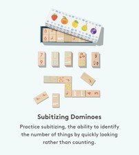 Lovevery Subitizing Dominoes  Educational Math Toy for Kids