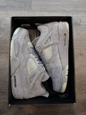 Nike Air Jordan 4 Retro Kaws Grey Size 10.5 Pre-Owned 930155-003