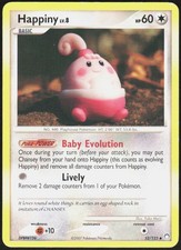 Happiny 52/123 Uncommon Mysterious Treasures Pokemon Moderately Played on eBay