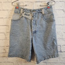 Lawman Women s Denim Shorts Button Fly Size 11 High Rise Y2K Retro VTG