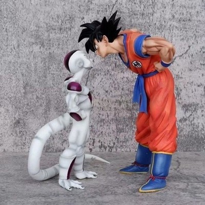 24cm Dragon Ball Z Goku vs Frieza PVC Figure Anime Collectible Statue Display