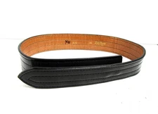 Don Hume B120 Police Duty Belt Buckleless 2.25", High Gloss Black - Size 38