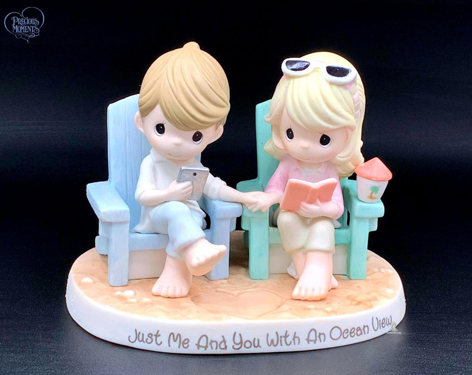 Precious Moments “Just Me & You With an Ocean View” Romantic Couple Collectible