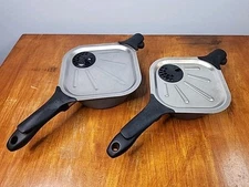 WearEver Air Skillets Pans Allegro Collection Non-Stick Aluminum 4 Pc Vintage