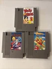 Reproduction NES Games Lot of 3. Not Original. Copies Fake Sold As Is