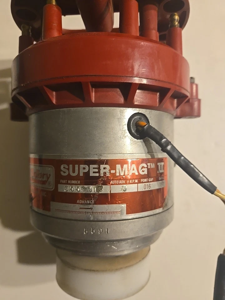 MALLORY SUPER MAG 2 , Base BBC,SBC, SUPER MAG 5 TRANSFORMER, TALOR WIRES,... - Image 2 of 4