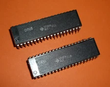 2pcs. Microchip KR1804VS1 Soviet 4-Bit Microprocessor, DIP-40 Package