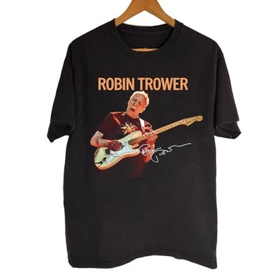 NEW Robin Trower Signature T Shirt Black All Size Gift for fan CO064