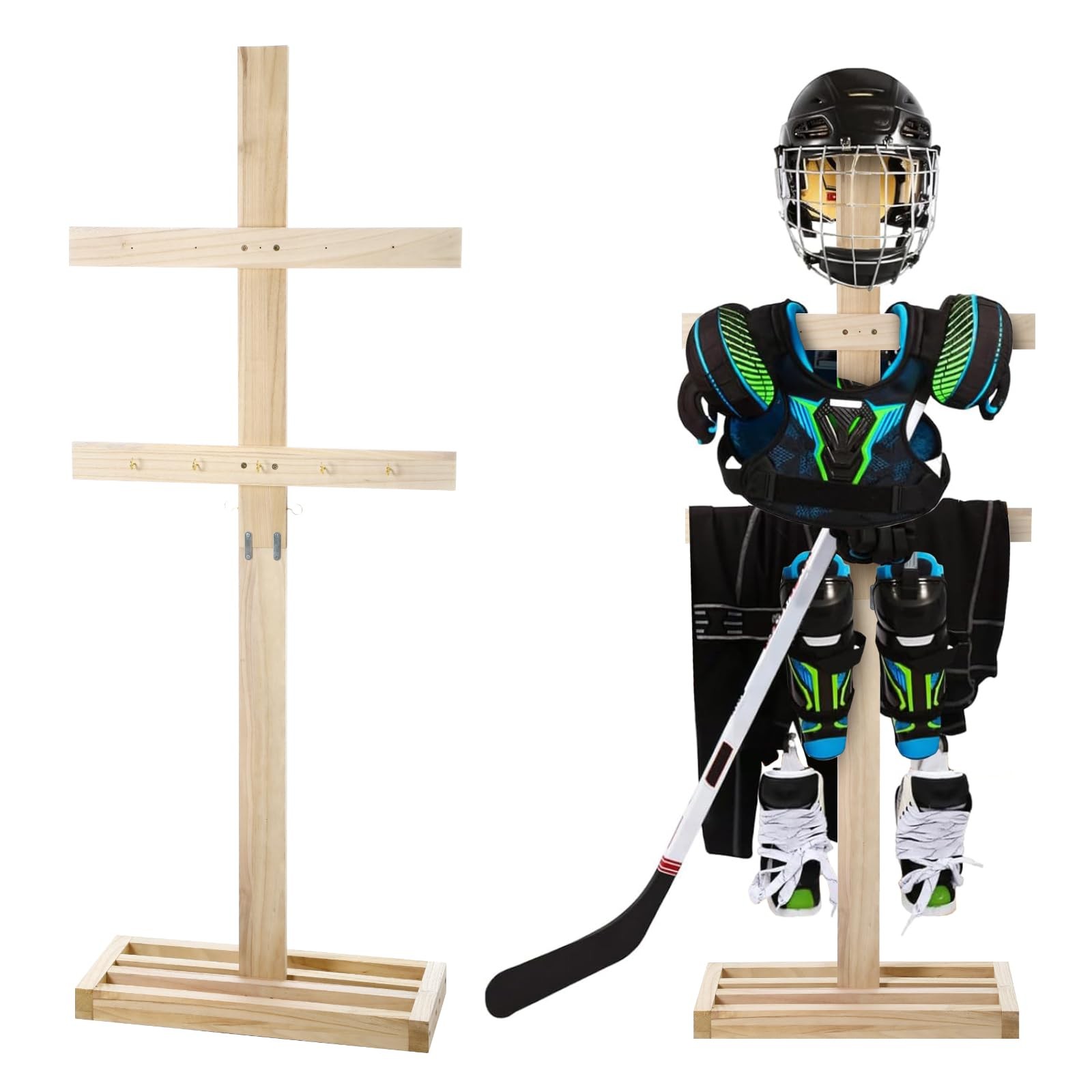 Drying Rack Wooden Hockey Drying Rack Anti Slip And Space Sa
