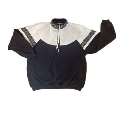 Vintage Scandi Style 90 s 1/4 Zip Sweatshirt American Sportif Womens Small