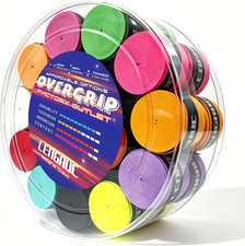 Colorful Tacky Overgrips 30/60 Pack for Tennis, Badminton Pickleball