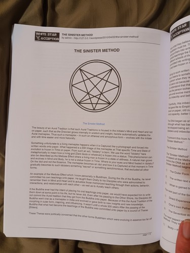 ONA Complete Beginners Guide Chloe352 Wsa352 Order Of Nine Angles Satanism O9a - Imagen 9 de 11