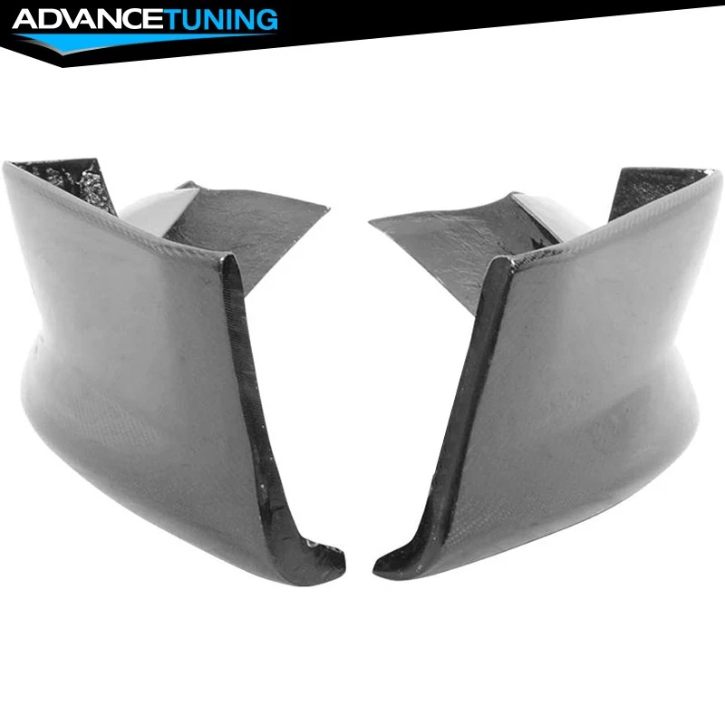 Fits 06-10 BMW E63 E64 M6 AC-S Carbon Fiber CF Front Bumper Lip Splitter - 2PCS — 第 4/4 张图片