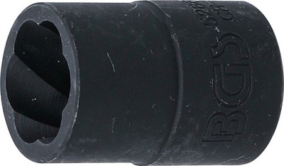 BGS 5266-16 Spiral-Profil-Steckschlüssel-Einsatz / Schraubenausdreher | Antrieb 