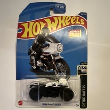 Hot Wheels BMW R nineT Racer 10/10 Retro Racers Motorcycle White Black 2022