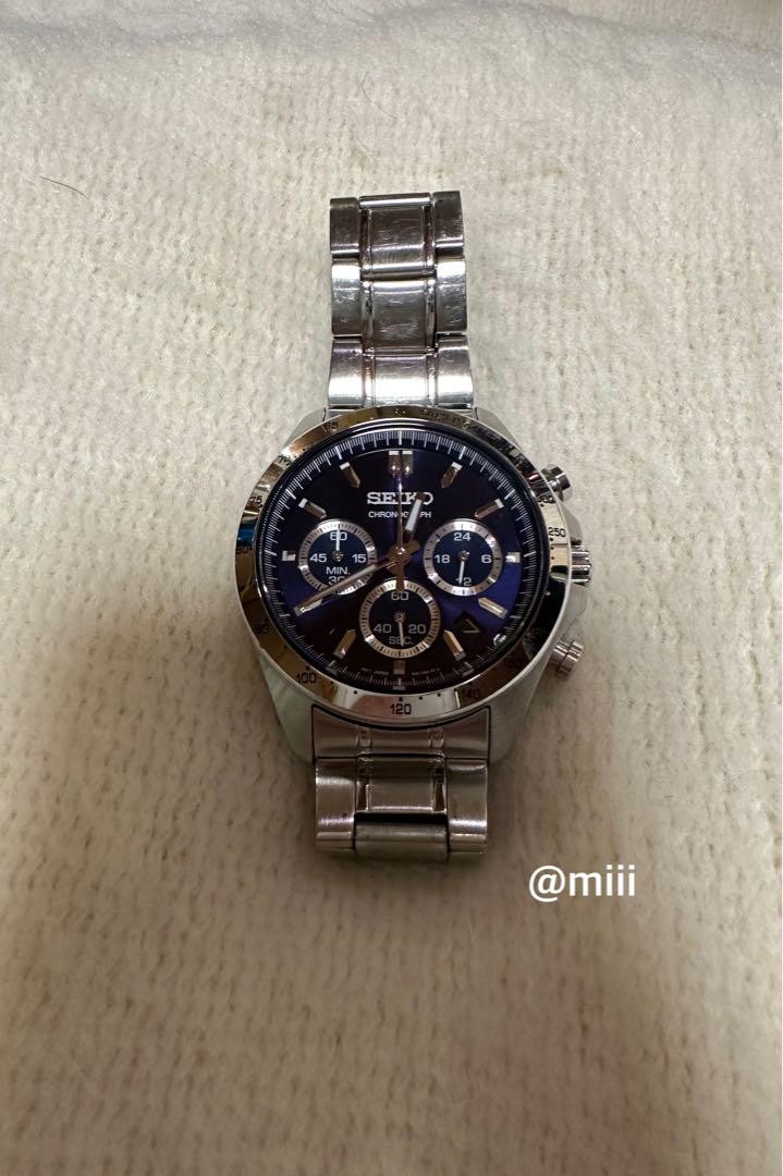 Seiko Men's Stainless Steel Automatic Watch with Date Display  