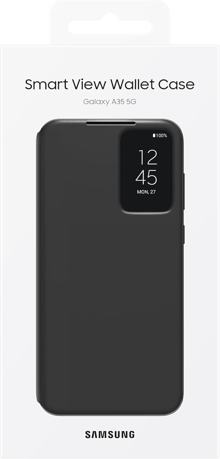 Samsung Etui Folio Smart S View Cover Für Galaxy A35 5G Schwarz - Bild 2