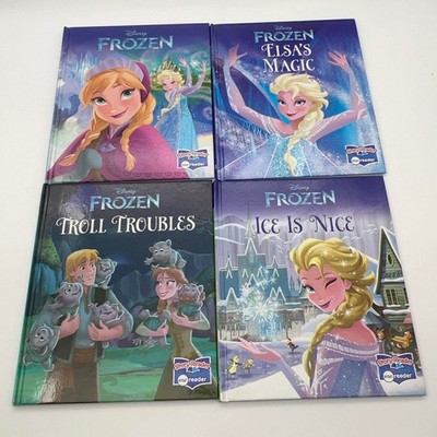 Disney Frozen Me Reader Books and Princess Treasury of Royal Tales Lot of 5