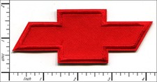 CHEVROLET Embroidered Iron-on PATCH Retro Classic RED Chevy Logo Wholesale New 