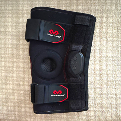 McDavid Knee Brace Stabilization Brace, Adjustable, Black, Size M (493)