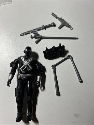 1989 SNAKE EYES V3 Commando Near Complete G.I. Joe 3.75'' Figure ARAH HG