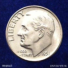 1951-D Roosevelt Dime (Brilliant & Uncirculated)