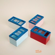 Dollhouse Miniature 1/12 Scale Horizontal Refrigerator Freezer Kitchen Accessory