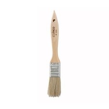 Winco WBR-10 Flat Pastry Brush, 1" Wide W/ Flat Boar Bristles  Wooden Handle -