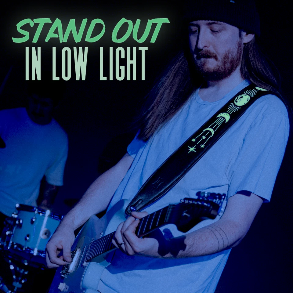 Correa de cuero genuino Levy's Leathers Night Life Series, rayo Foto 3 de 4