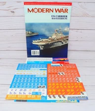 Modern War Magazine 14, US Carrier Battlegroup, Solitaire Game, Unpunched